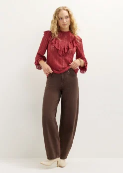 Lace Ruffle Blouse
