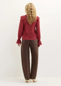 Lace Ruffle Blouse
