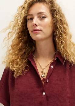 Lange ketting met bedels