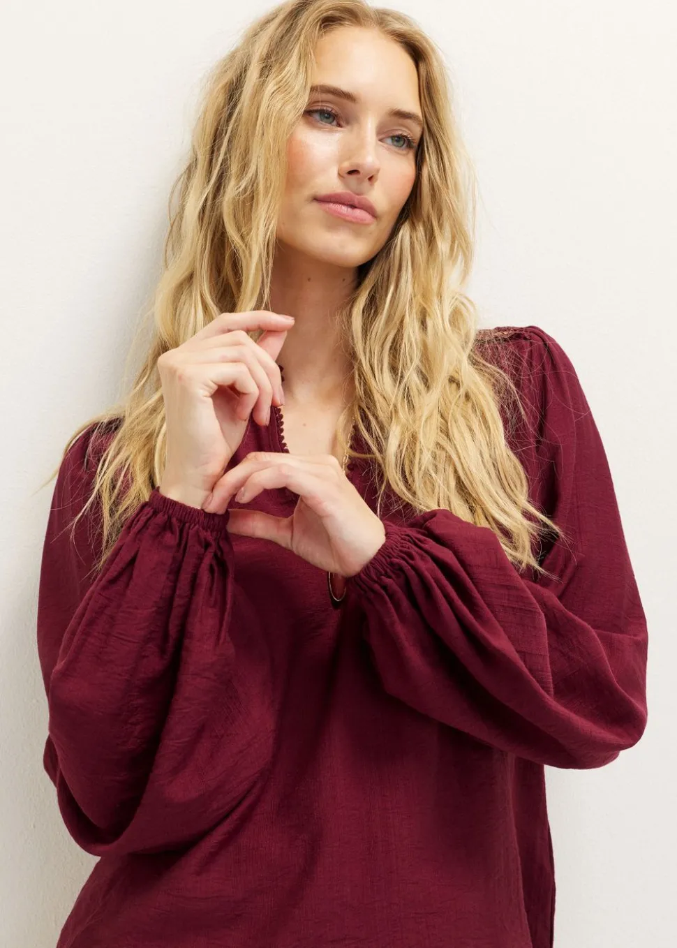 Lange mouwen top