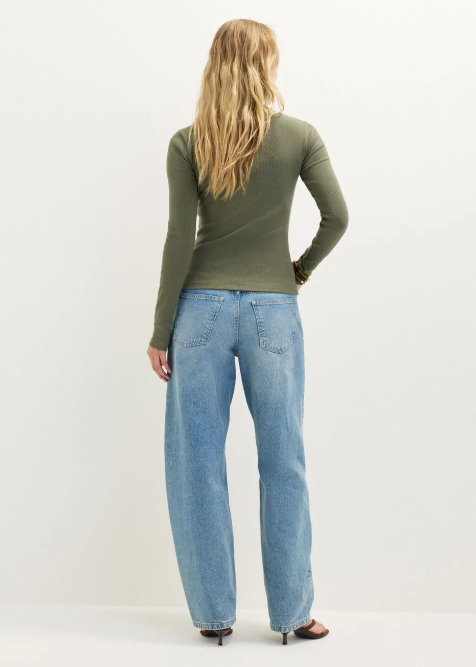 Longsleeve met rib