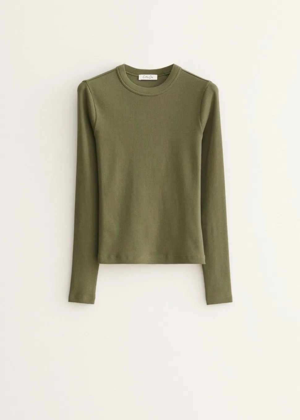 Longsleeve met rib