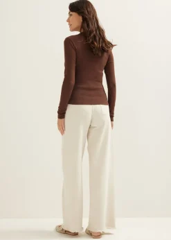 Longsleeve met rib