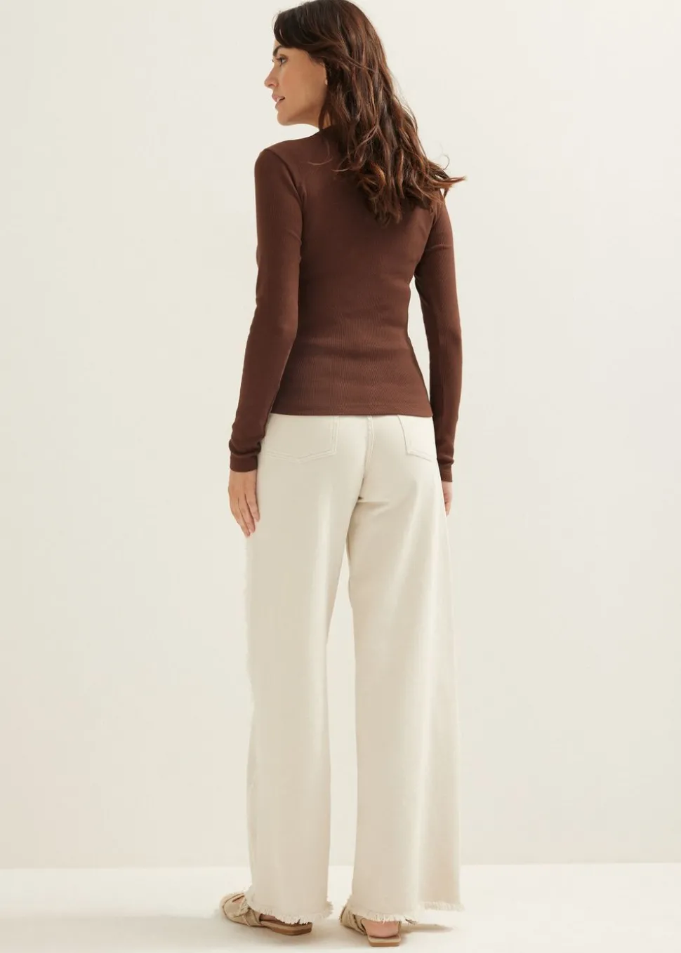 Longsleeve met rib