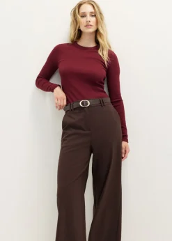 Longsleeve met rib