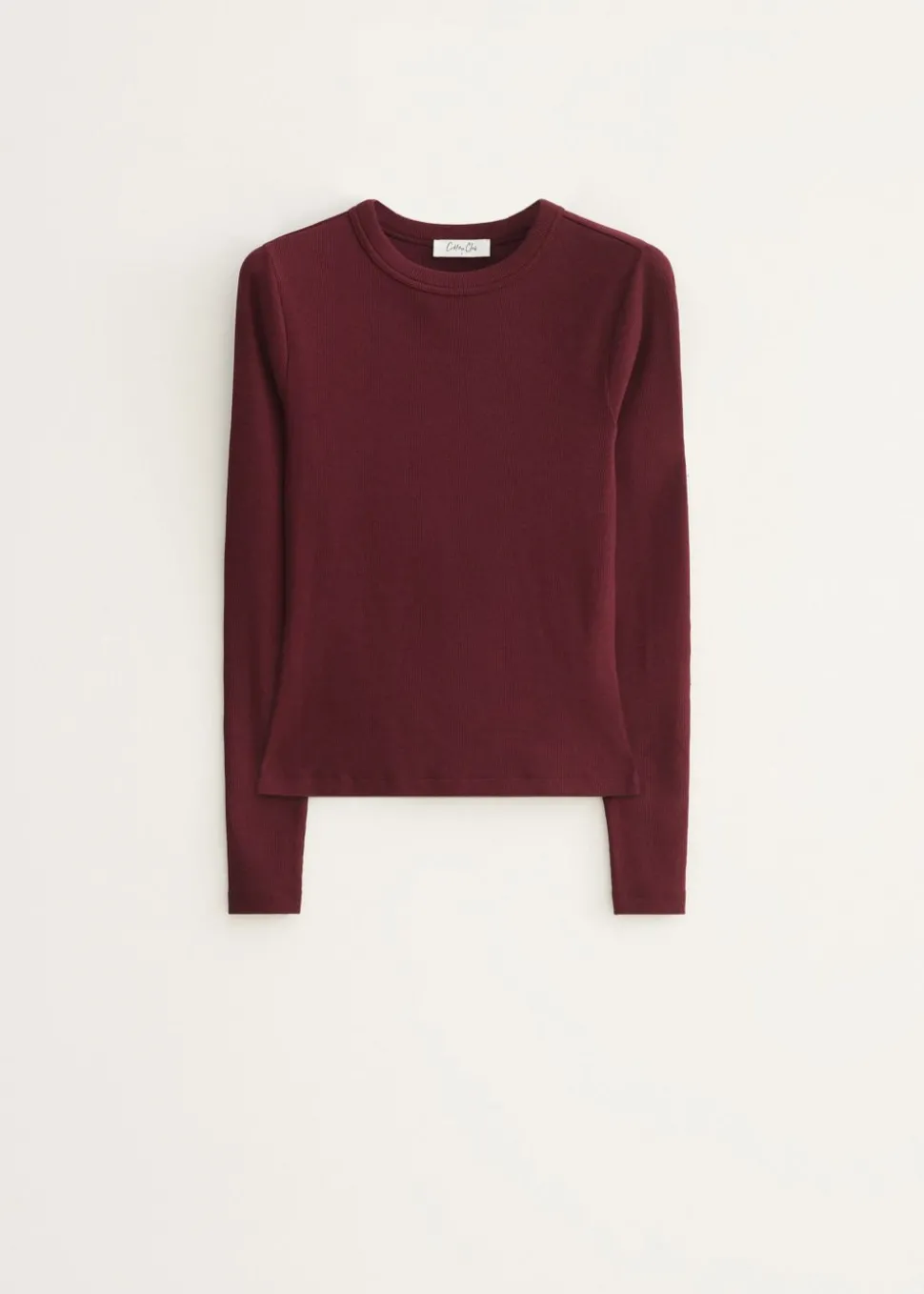 Longsleeve met rib