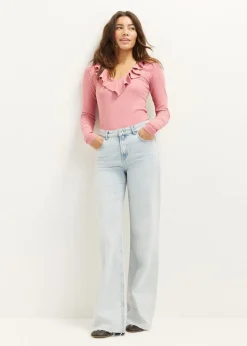 Longsleeve met ruches