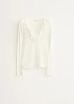 Longsleeve met ruches