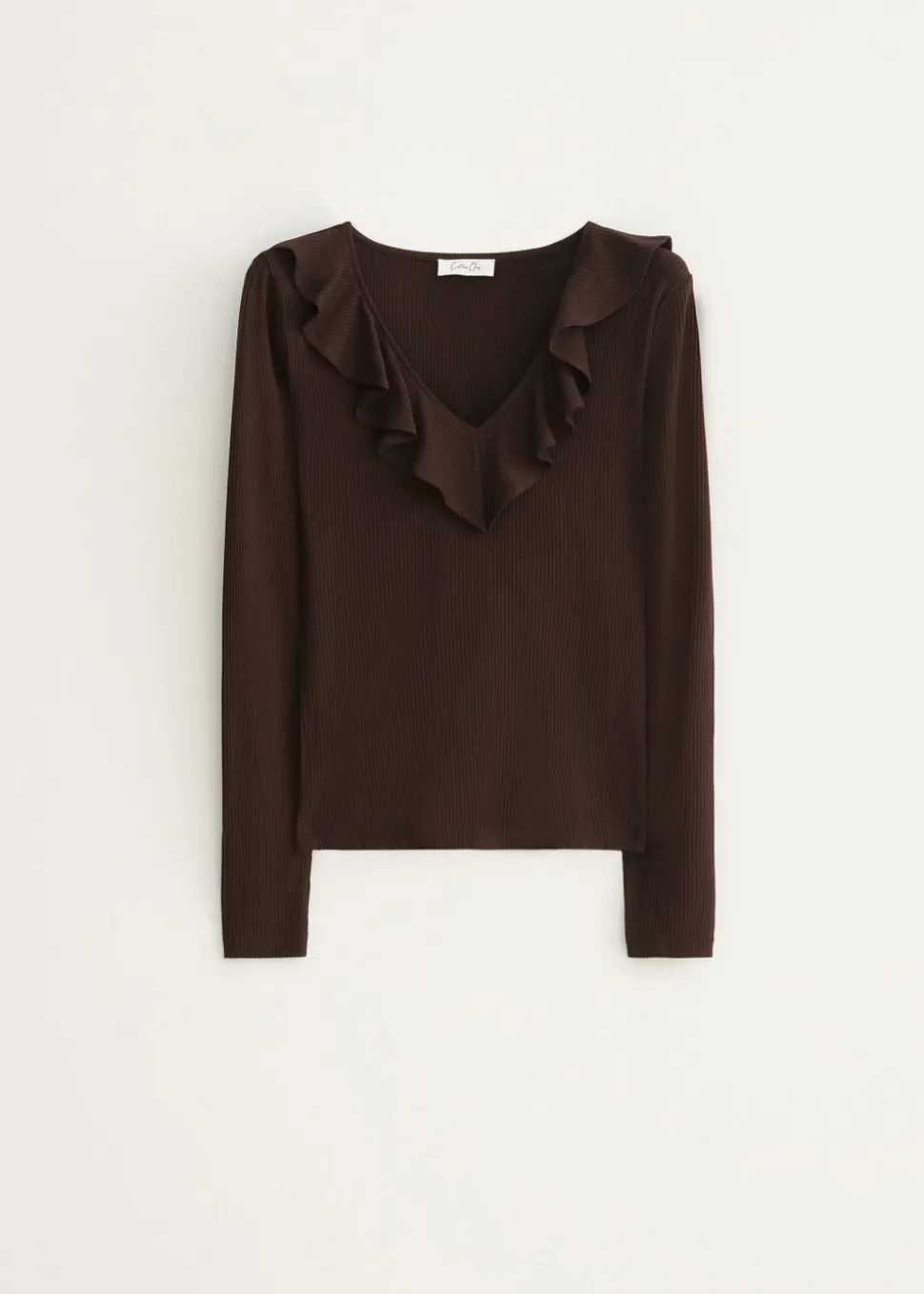 Longsleeve met ruches