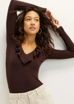 Longsleeve met ruches