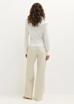 Longsleeve met ruffles