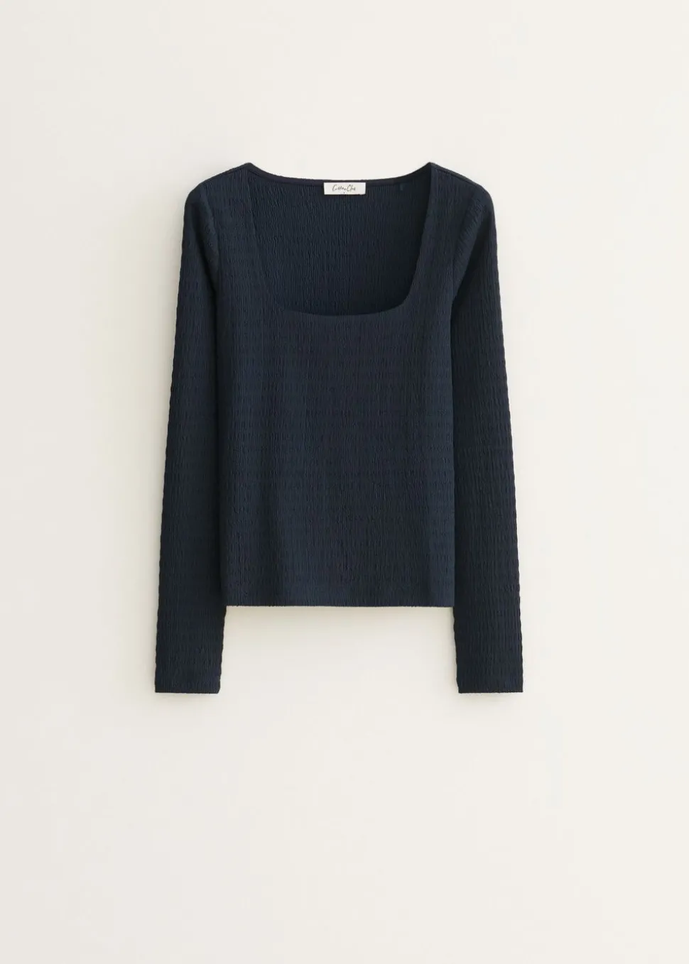 Longsleeve met vierkante hals
