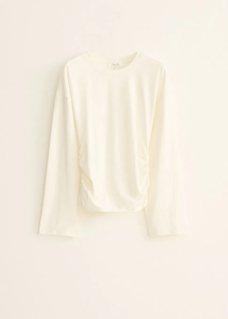 Longsleeve met zijplooi
