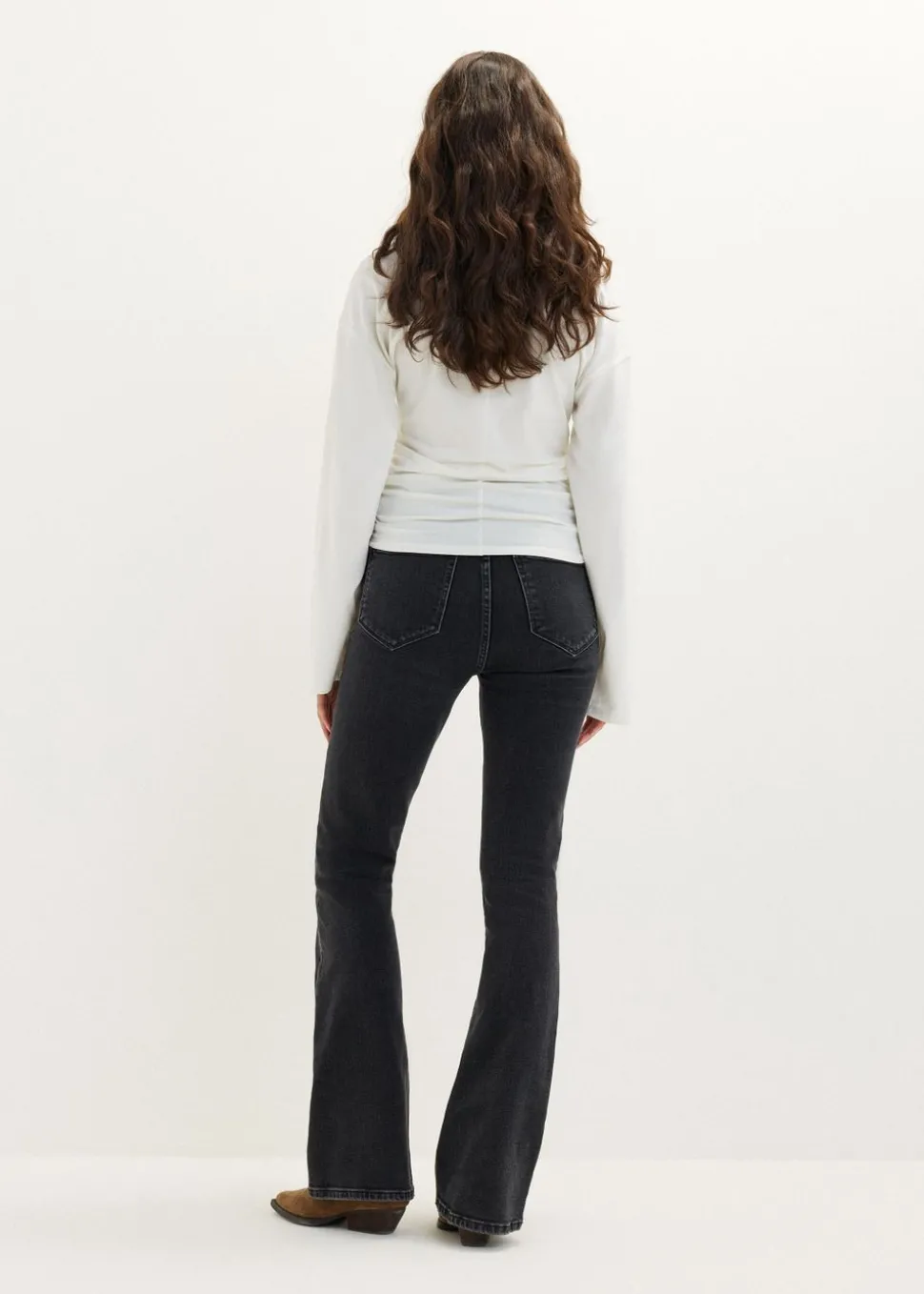 Longsleeve met zijplooi