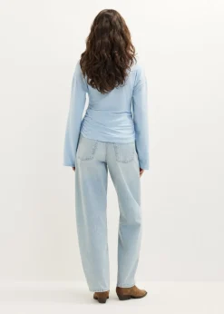 Longsleeve met zijplooi