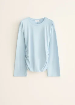 Longsleeve met zijplooi