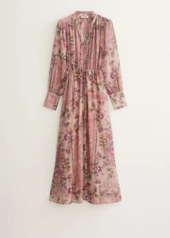 Maxi jurk met bloemenprint