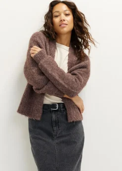 Oversized gebreid vest