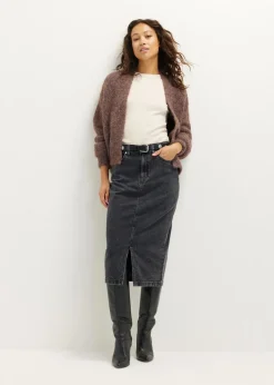 Oversized gebreid vest