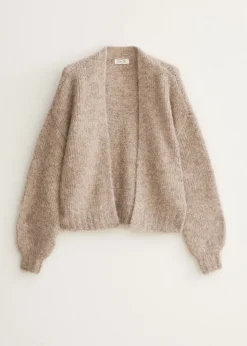 Oversized gebreid vest