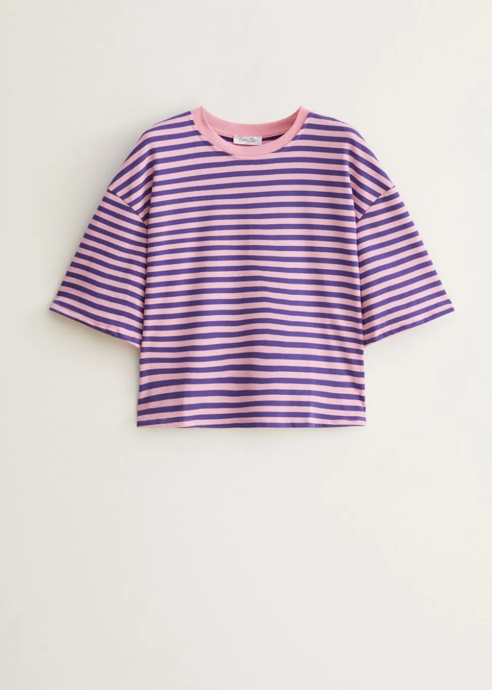 Oversized gestreept T-shirt