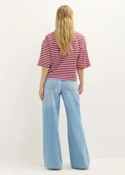 Oversized gestreept T-shirt