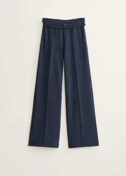 Pantalon met dubbel riempje