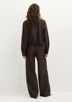 Pinstripe broek met trekkoord