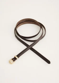 Riem met lerenlook