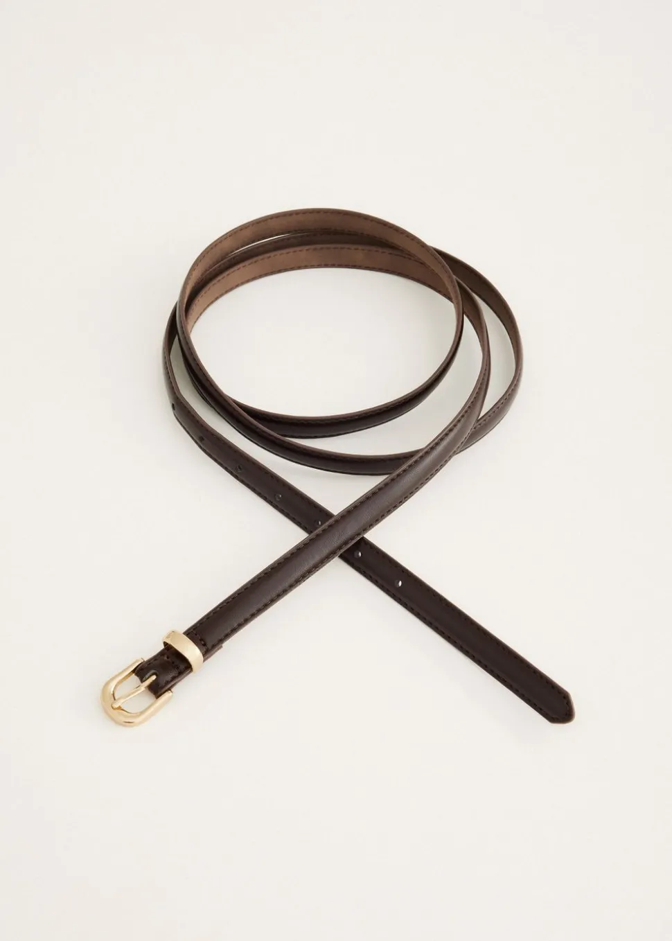 Riem met lerenlook