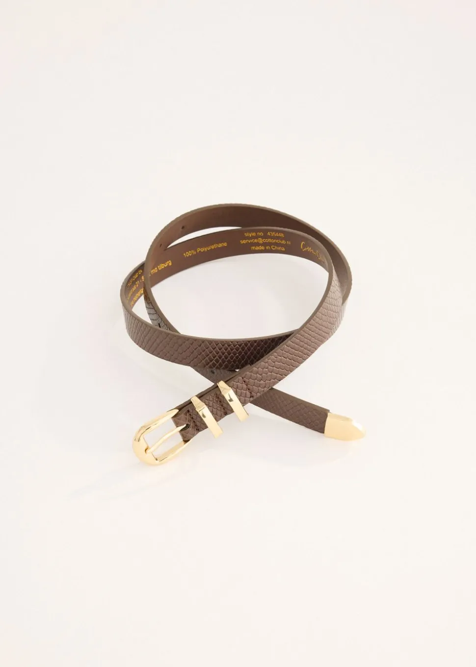 Riem met snake structuur