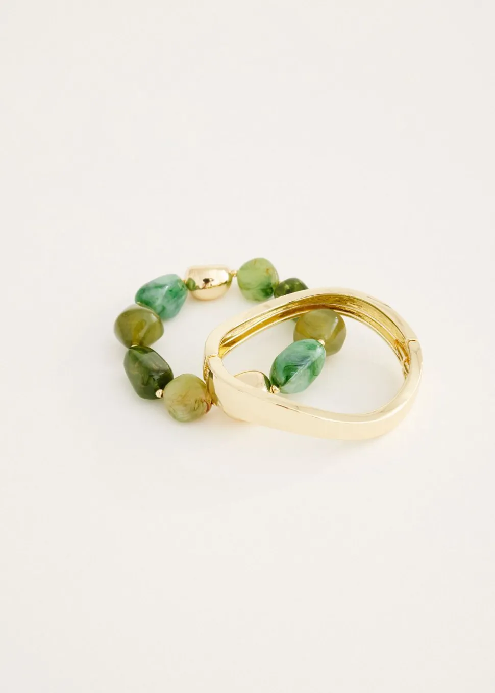 Set van twee armbanden