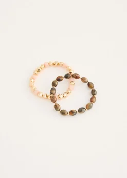 Set van twee armbanden