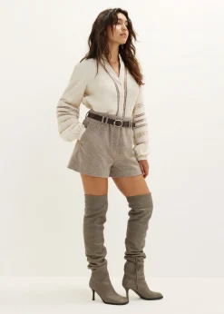 Short met ruitprint