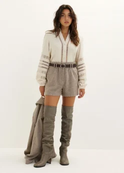 Short met ruitprint