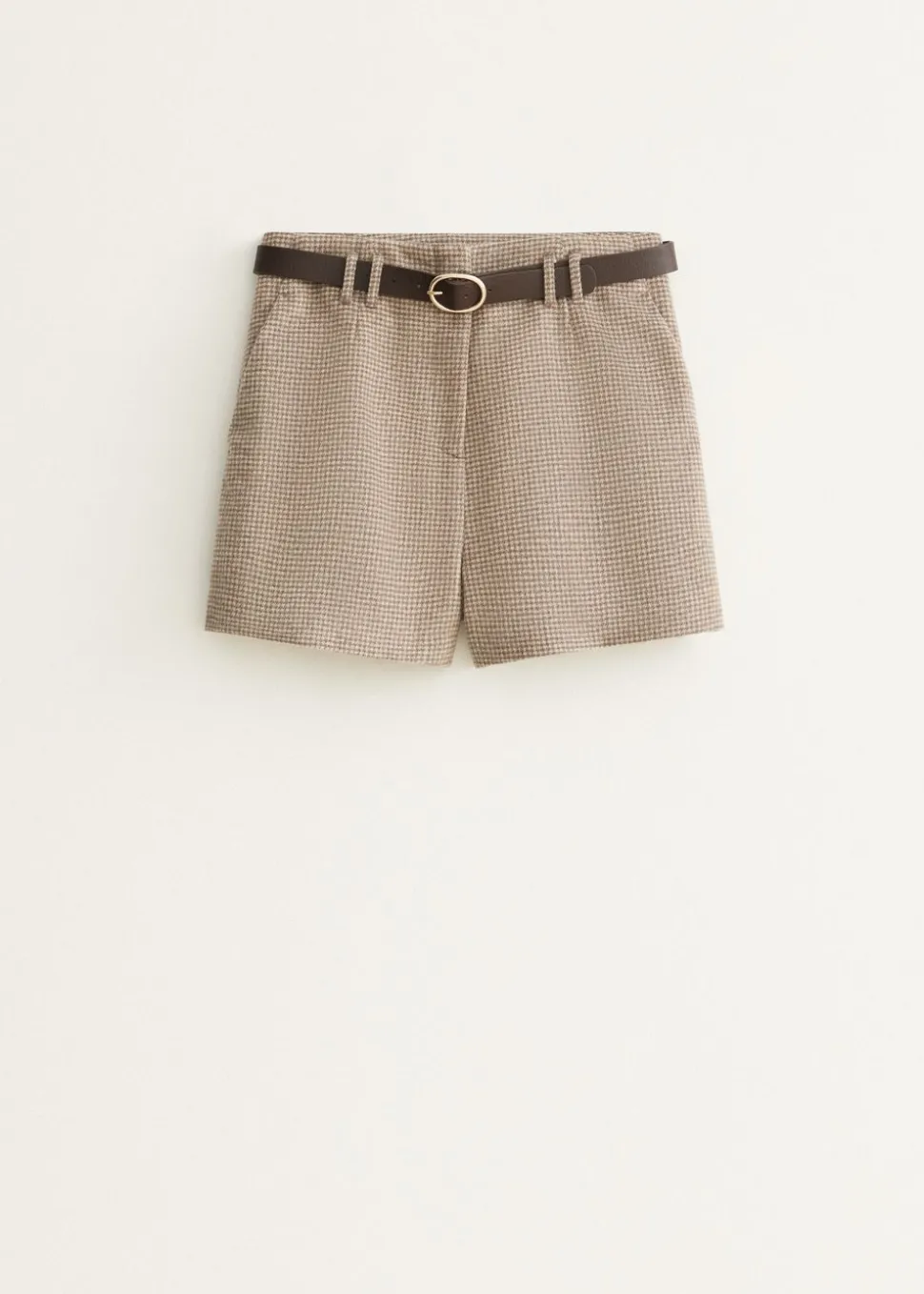 Short met ruitprint
