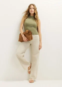 Singlet met mock neck