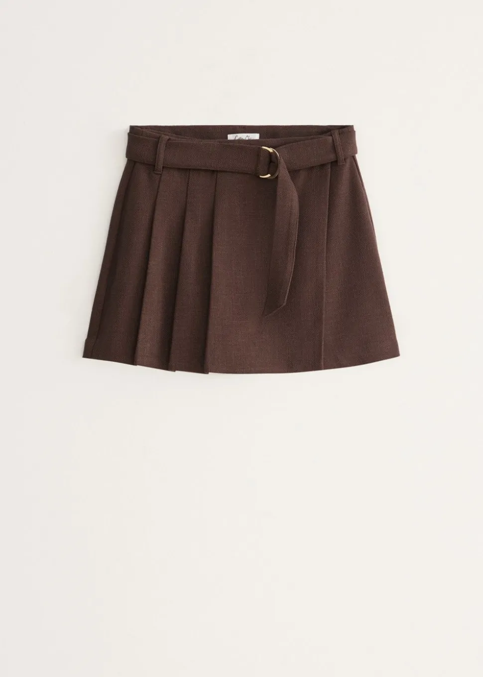 Skort met plooien