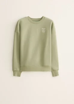 Sweater met backprint