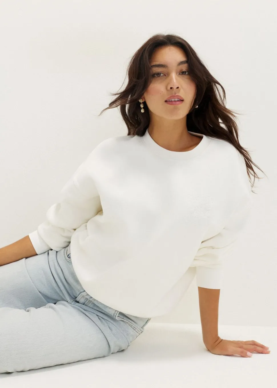 Sweatshirt met lange mouwen