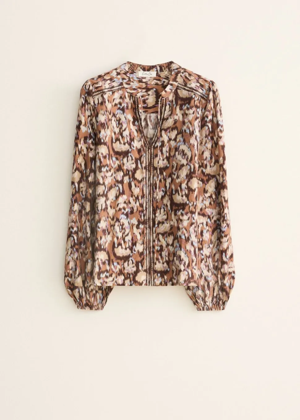 Top met print