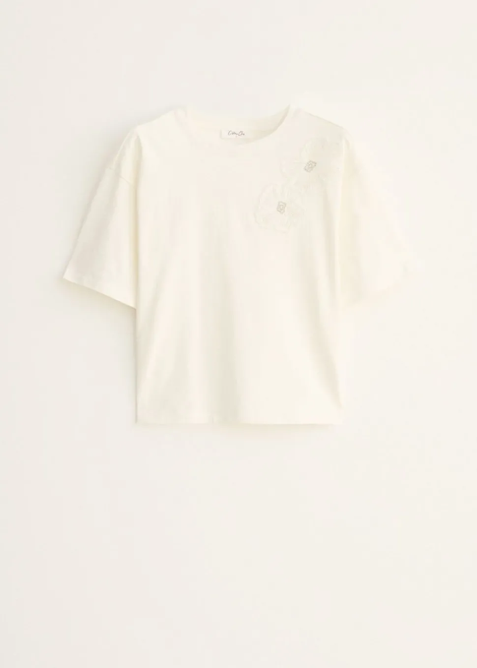 T-shirt met bloemen