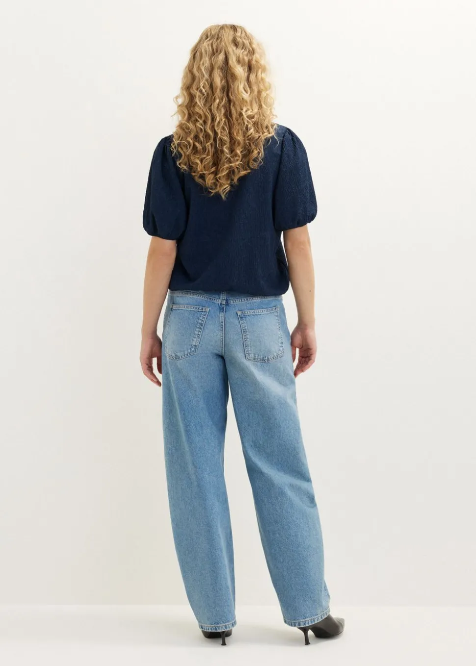 T-shirt met kraag