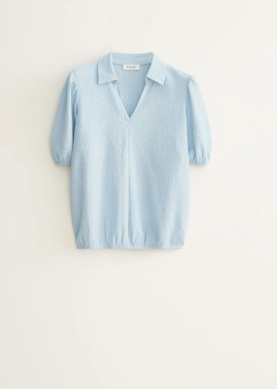 T-shirt met kraag