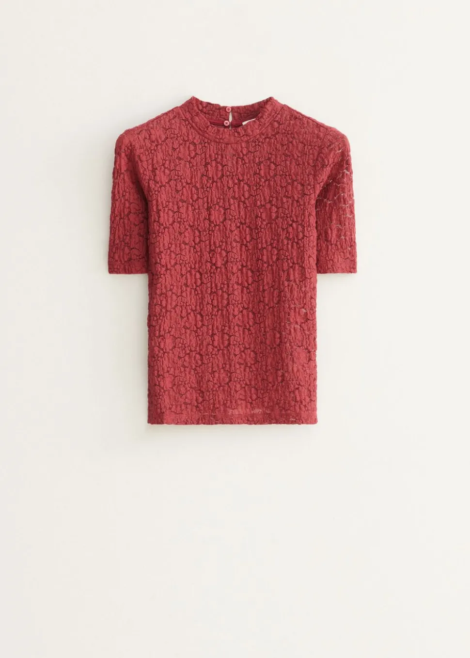 T-shirt met structuur