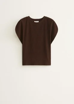 T-shirt met structuur