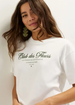 T-shirt met tekstprint
