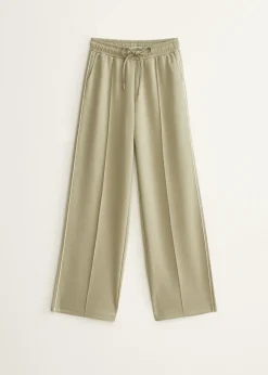 Wijde broek met bies
