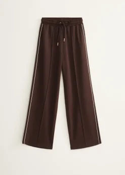 Wijde broek met bies