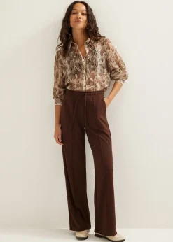 Wijde broek met pintuck